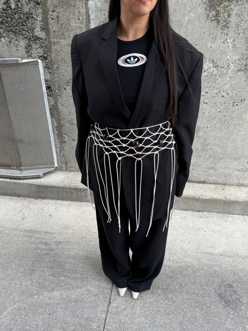 Belted Blazer [cream]