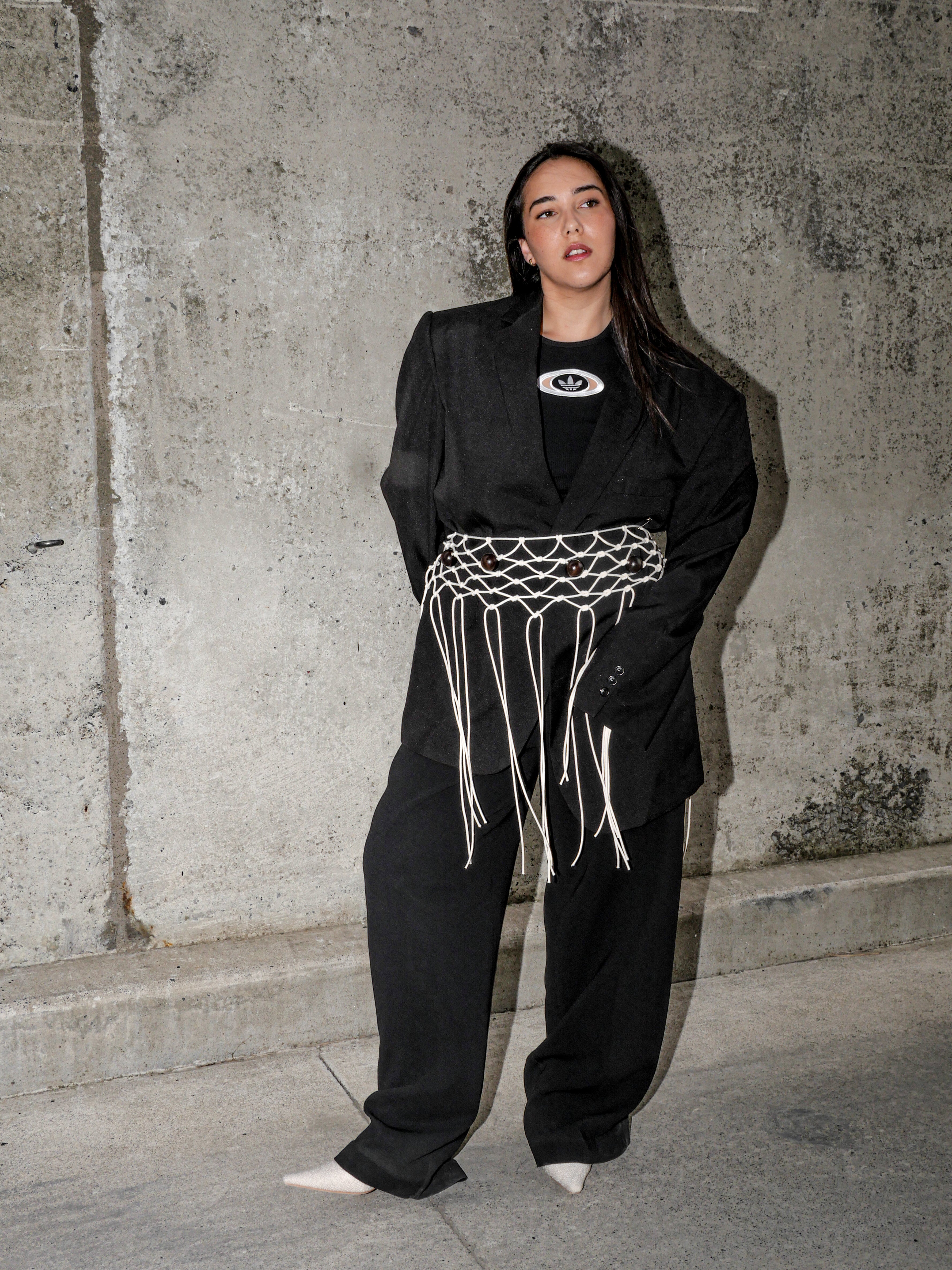 Belted Blazer [cream]