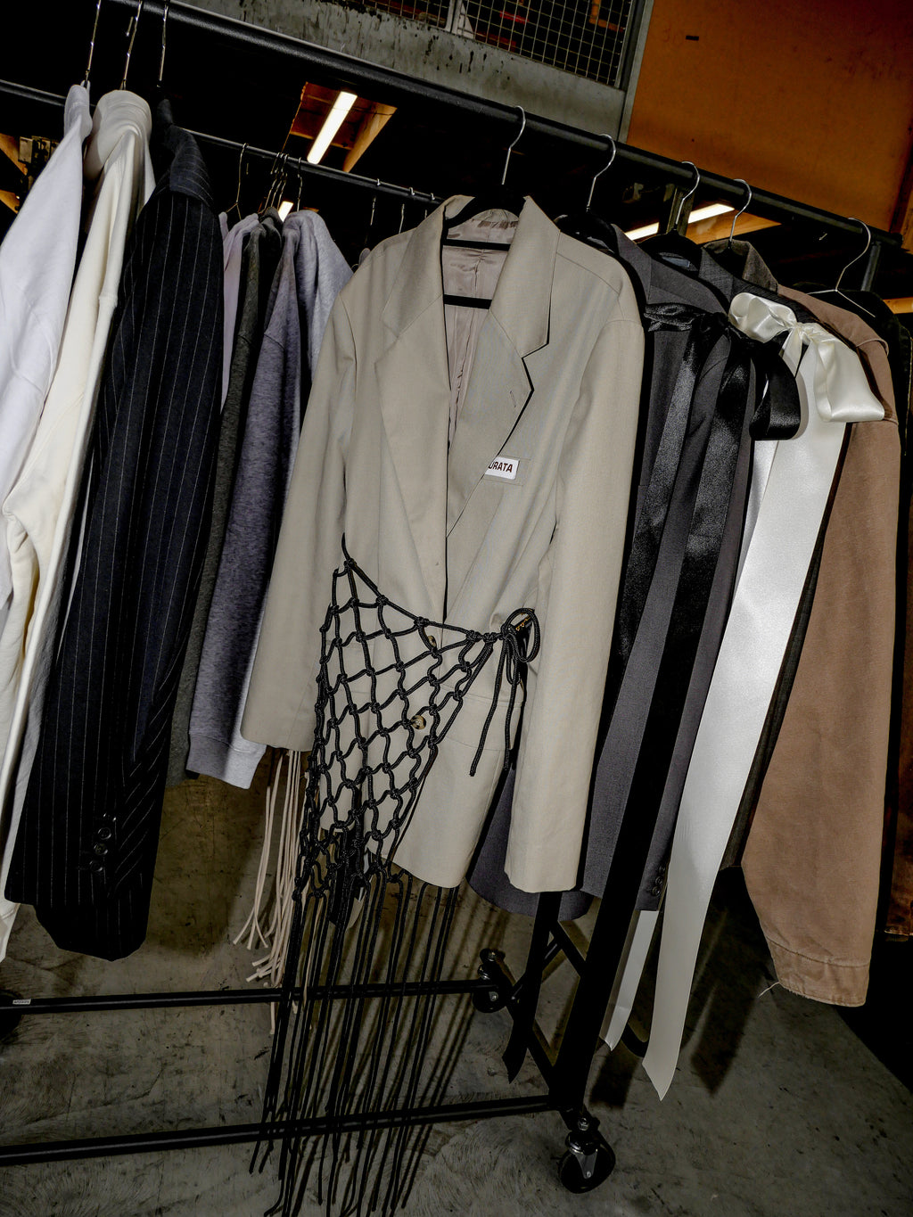 Macramé WRAP [black]