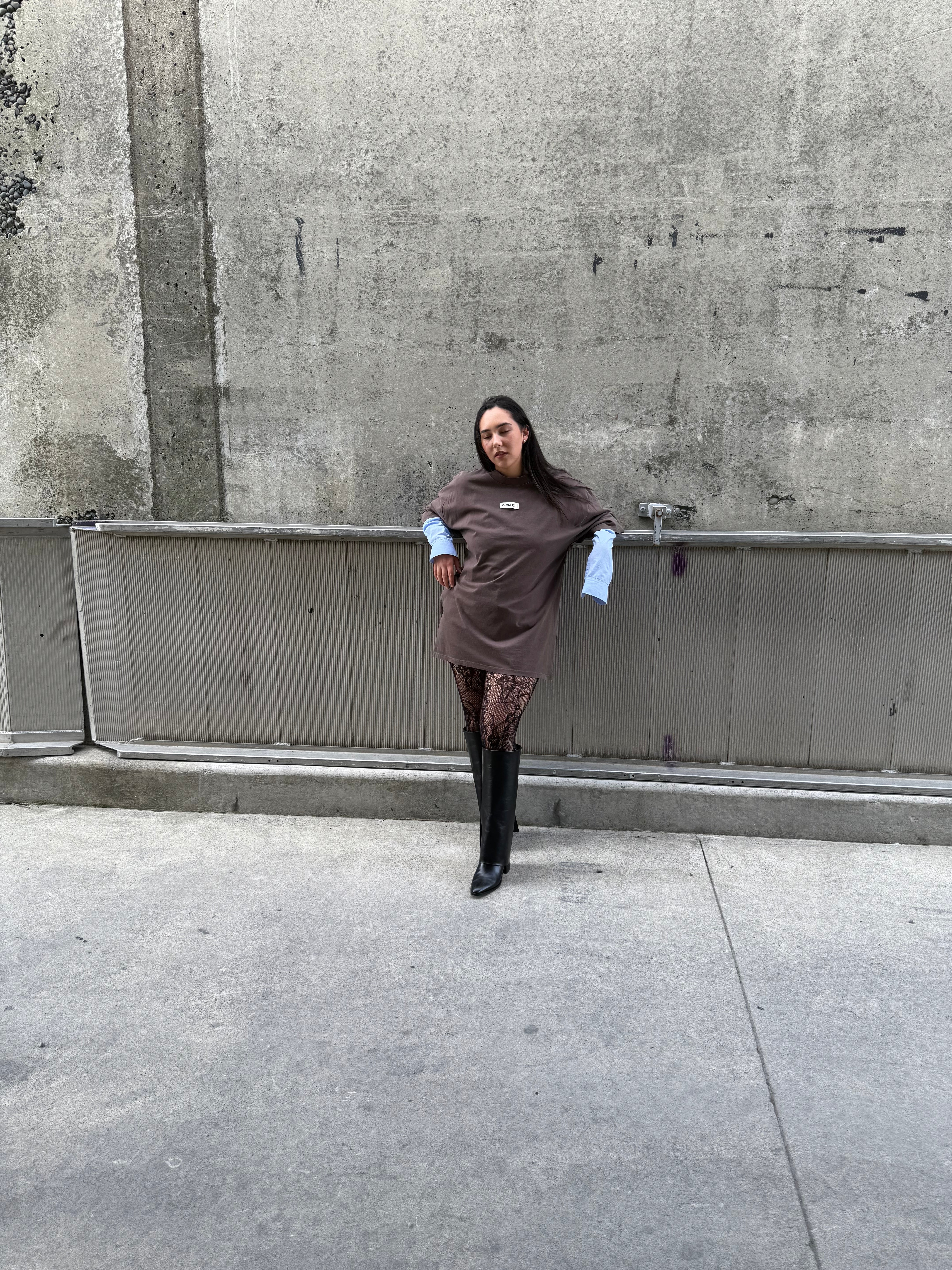 Over It Tee - Brown
