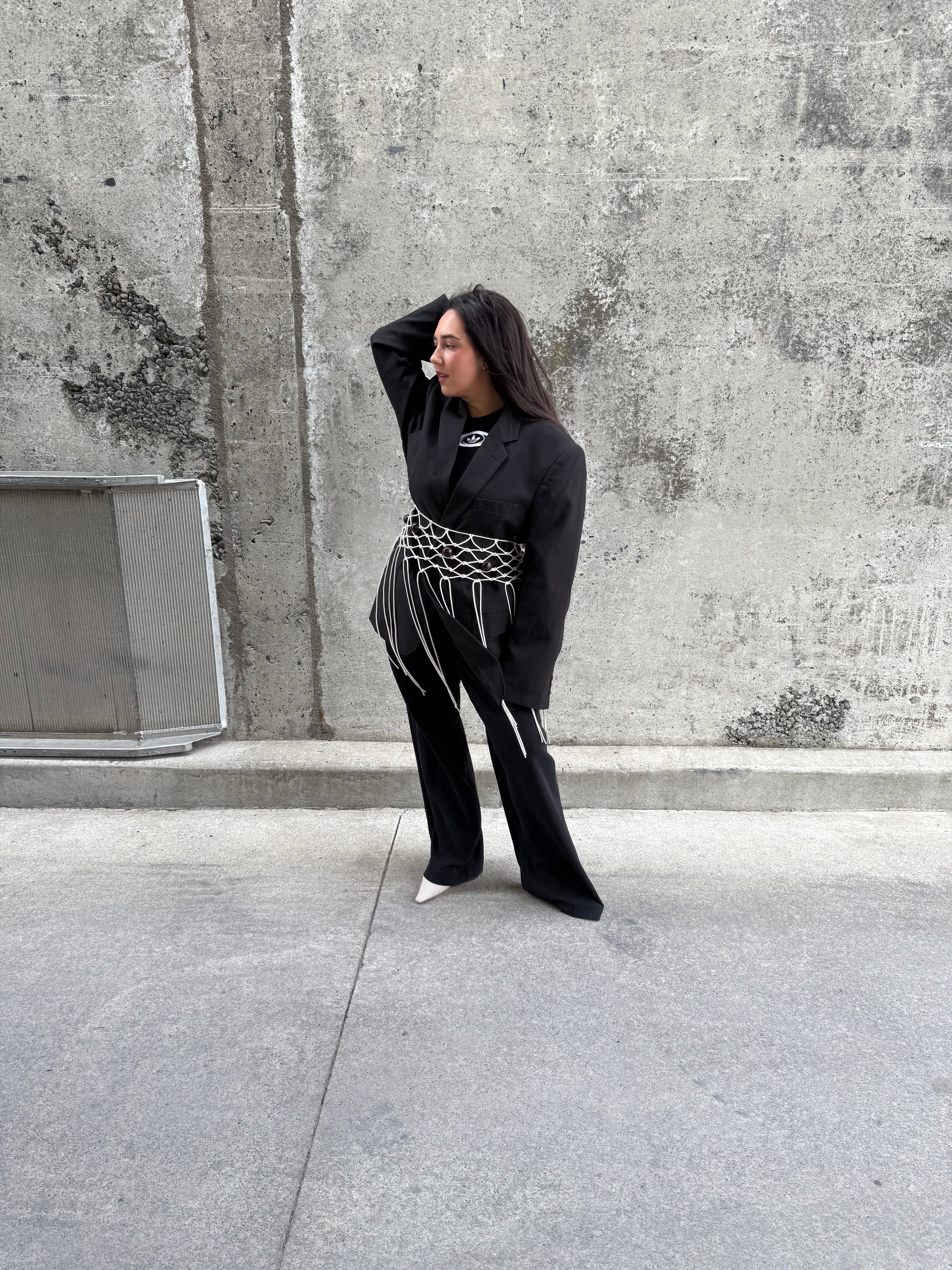 Belted Blazer [cream]