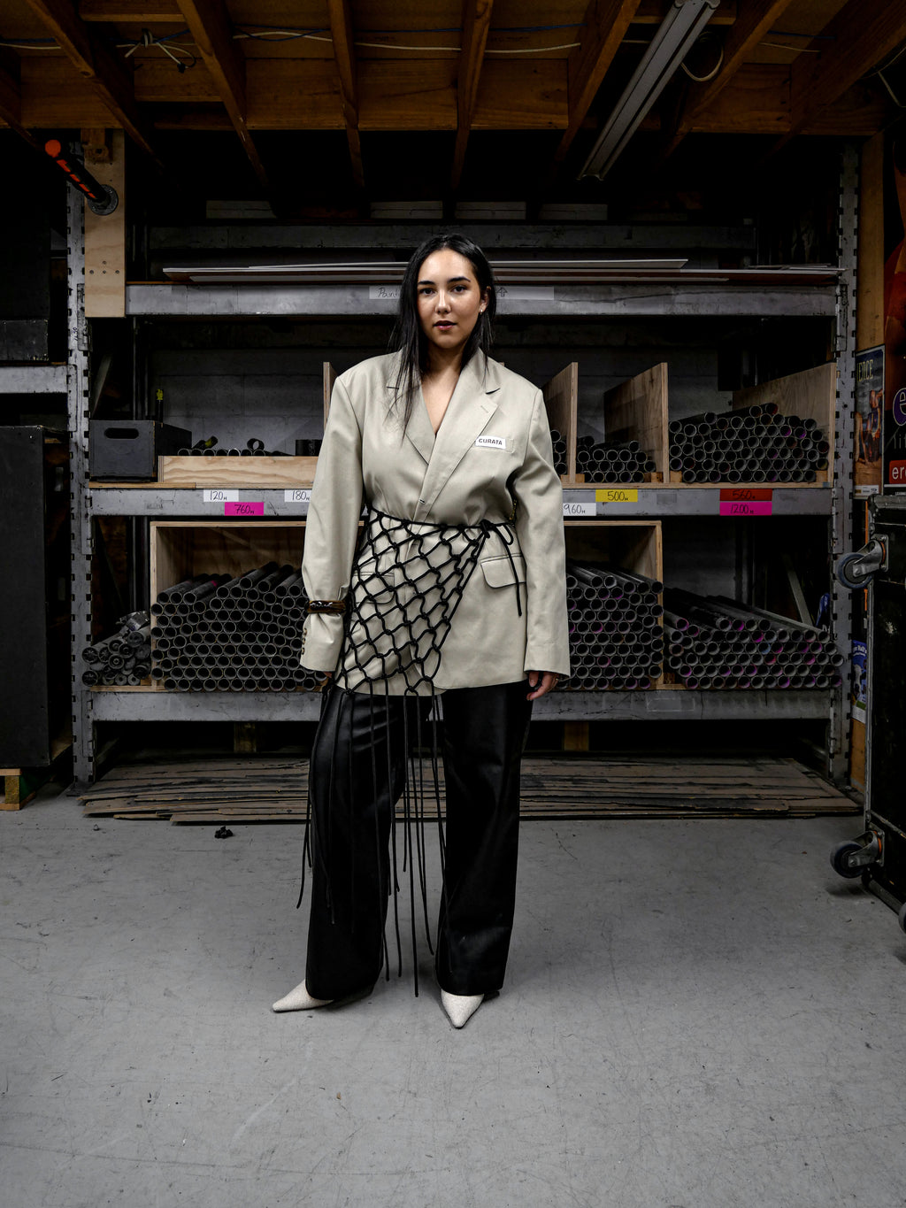 Macrame Blazer [black]